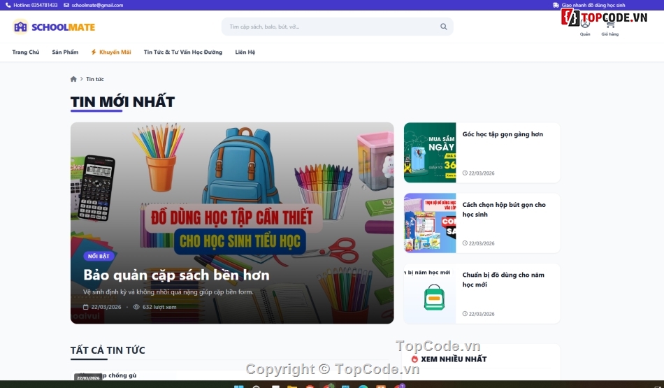 đồ án bán sách,Website bán đồ dùng,bán